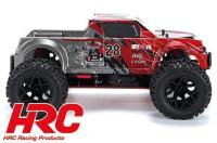Auto - 1/10 XL Electrique- 4WD Monster Truck - RTR - HRC NEOXX - Brushed - Scrapper ROUGE/NOIR