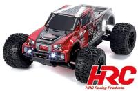 Auto - 1/10 XL Elektrisch- 4WD Monster Truck - RTR - HRC NEOXX - Brushless - Scrapper ROT/SCHWARZ