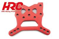 Option part - Dirt Striker & Scrapper -Alum.F/R Shock Tower (1 pc) - red