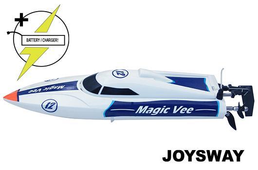 Joysway - JOY8106V5 - Race Boat - Electric - RTR - Magic Vee V5  - with 6.4V 320mAh LiFe & USB/12V Charger