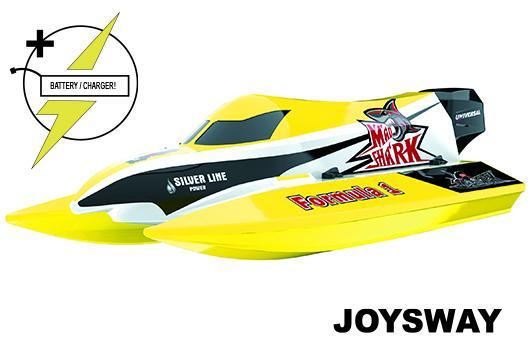 Joysway - JOY8203V2 - Race Boat - Electric - RTR - Mad Shark V2  - with 7.4V 800mAh Li-Ion & AC Balance Charger