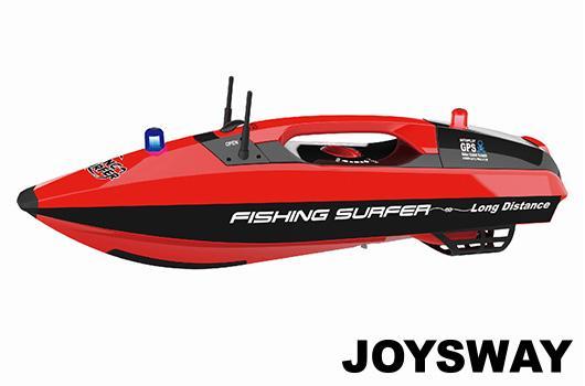 Joysway - JOY3251V2 - Pesca - Surfer Surfcasting Barca con esca  - GPS - con 6.4V 16.2Ah LiFePo & AC Balance Charger 6.4V 15.6Ah
