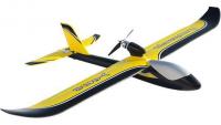 Airplane - RTF - Huntsman V2 Yellow 1100mm Glider - J4C14 radio Mode 2 - with 7.4V 1200mAh LiPo & AC Balance Charger