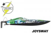 Barca da corsa - Elettrico - RTR - Bullet V4 - HRC COMBO - 2x 7.4V 4400mAh 40C LiPo & AC Balance Charger 7.4V 4000mAh