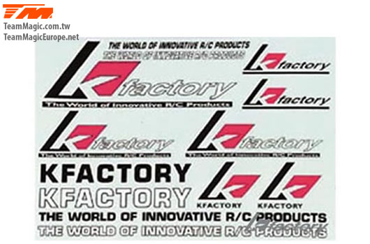 K Factory - KF3001S - Autocollants - K-Factory Silver