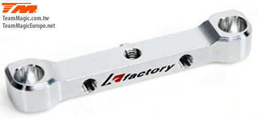 K Factory - KF2140 - Option Part - E4RS/FS/JR/JS/D/E4D-MF - Aluminium 7075 Rear Rear Hinge Pin Mount (Toe-in 3.5)