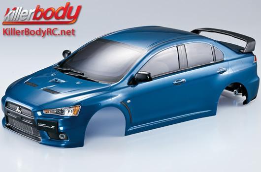 Body - 1/10 Touring / Drift - 190mm - Finished - Box - Mitsubishi Lancer Evolution X - Metallic Blue