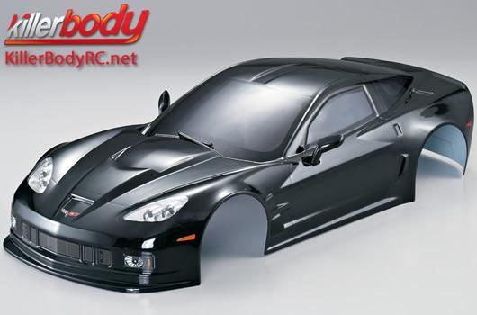 Body - 1/10 Touring / Drift - 190mm - Finished - Box - Corvette GT2 - Black