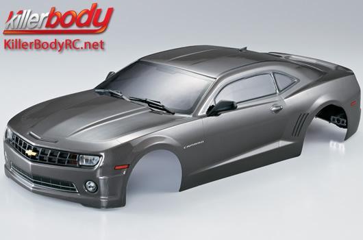 KillerBody - KBD48027 - Karosserie - 1/10 Touring / Drift - 190mm - Scale - Fertig lackiert - Box - Camaro 2011 - Gunmetal