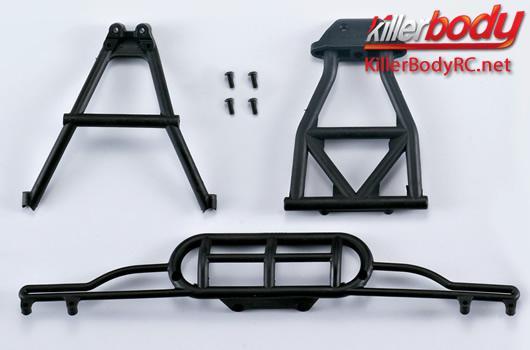 KillerBody - KBD48104 - Body Parts - 1/10 Short Course - Scale - Rear Bumper
