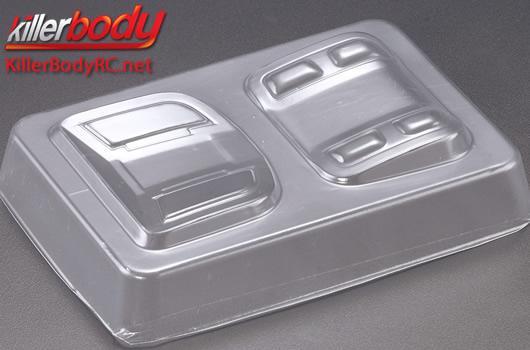 KillerBody - KBD48117 - Body Parts - 1/10 Touring / Drift - Scale - Transparent Light Glass for Camaro 2011
