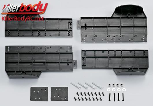 KillerBody - KBD48118 - Karosserie Display Chassis - für 1/10 Touring Car - 3 verschiedene regulierbare Breite