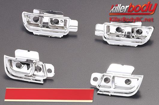 KillerBody - KBD48190 - Body Parts - 1/10 Touring / Drift - Scale - Electroplated Light Bucket for Camaro 2011