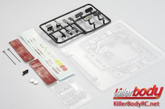 KillerBody - KBD48191 - Pièces de carrosserie - 1/10 Touring / Drift - Scale - Moteur de Touring Car