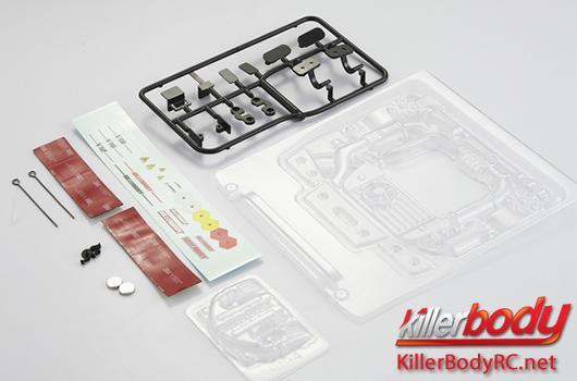KillerBody - KBD48194 - Pièces de carrosserie - 1/10 Touring / Drift - Scale - Moteur de Touring Car