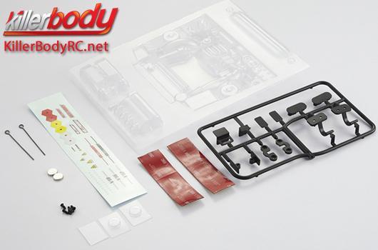 KillerBody - KBD48247 - Body Parts - 1/10 Accessory - Scale - Modified Transverse Engine