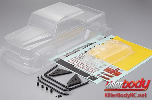 KillerBody - KBD48331 - Carrozzeria - 1/10 Crawler - Trasparente - Horri-Bull - per Axial 2012 Jeep Wrangler