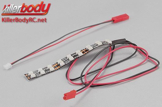 KillerBody - KBD48471 - Lichtset - 1/10 Scale - LED - Unterbogen mit SMD LED Unit Set - 18x Rot LEDs