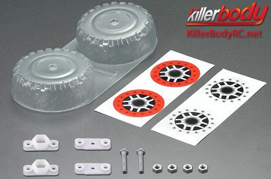 KillerBody - KBD48038 - Pièces de carrosserie - 1/10 Short Course - Scale - Roue de secours