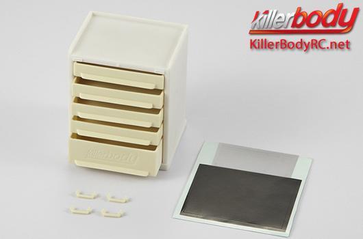 KillerBody - KBD48542 - Decor Parts - 1/10 Accessory - Scale - Tool Cabinet