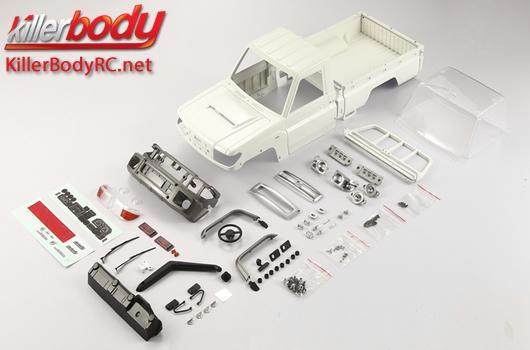 KillerBody - KBD48601 - Body - 1/10 Crawler  - Toyota Land Cruiser 70 ABS Hard Body Set Kit