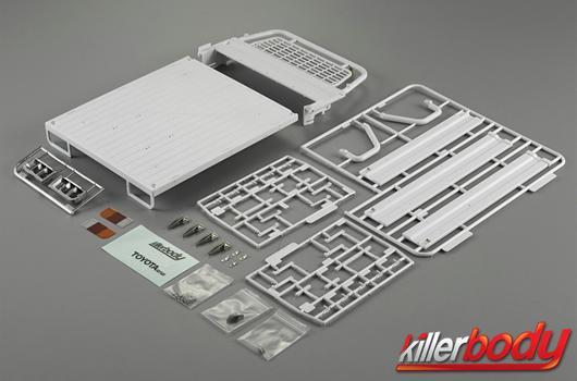 KillerBody - KBD48667A - Parti di carrozzeria - 1/10 Truck - Scale - Truck Bed Set incl 3 Movable Sides