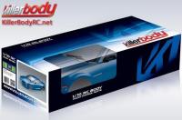 Karosserie - 1/10 Touring / Drift - 190mm - Fertig lackiert - Box - Camaro 2011 - Metallic Blau