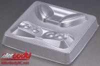 Body Parts - 1/10 Touring / Drift - Scale - Transparent Light Glass for Corvette GT2