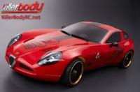 Body - 1/10 Touring / Drift - 195mm - Finished - Box - Alfa Romeo TZ3 Corsa - Red