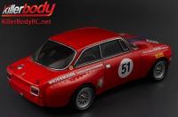 Karosserie - 1/10 Touring / Drift - 195mm  - Fertig lackiert - Box - Alfa Romeo 2000 GTAm - Racing