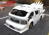 Body - 1/10 Touring / Drift - 195mm - Scale - Finished - Box - Furious Angel - White