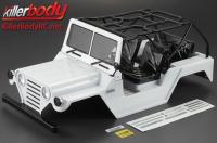 Body - 1/10 Crawler - Finished - Box - Warrior - White - fits Axial SCX10 Chassis