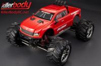 Karrosserieteile - Monster Truck - Scale - Modifiziert Motorhauben und Stoßfänger Set