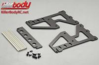 Elementi di scenario - 1/10 accessorio - Scale - Alluminio - Touring Car Tire Rack