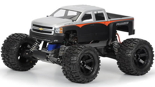 Pro-Line - PRO335700 - Body - Monster Truck - Clear - Chevy Silverado 2500 HD - for Traxxas Stampede