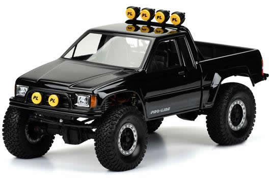 Pro-Line - PRO346600 - Body - 1/10 Crawler - Clear - Toyota HiLux SR5 1985 (Cab & Bed) - for Axial SCX10 Trail Honcho