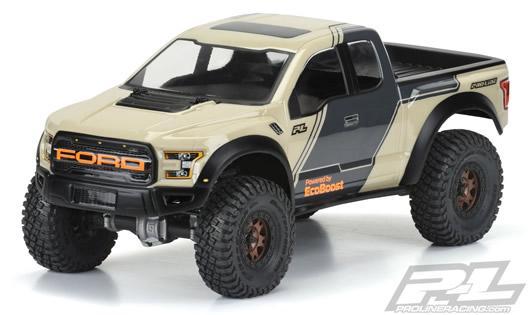 Pro-Line - PRO351600 - Body - 1/10 Crawler - Clear - Ford F-150 Raptor 2017 - for 12.3" (313mm) Wheelbase Scale Crawlers