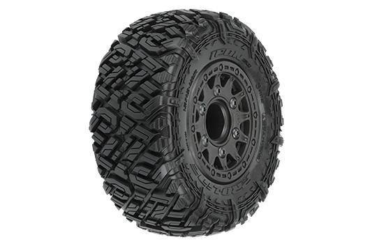 Pro-Line - PRO1018210 - Tires - 1/10 Short Course - 2.2"/3.0" - mounted - Raid Black 6x30 Wheels - Icons SC (2 pcs) - Traxxas Slash 2WD / Slash 4x4