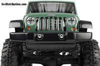 Body - 1/10 Crawler - Clear - Jeep Wrangler Rubicon 2009 - for 12.3" Wheelbase Crawler