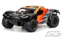 Body - 1/10 Short Course - Clear - Monster Fusion Precut - for Slash 2wd & Slash 4x4 with 2.8" MT Tires