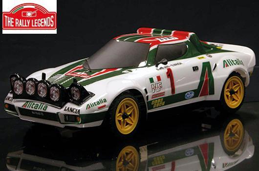 Rally Legends - EZRL077 - Car - 1/10 Electric - 4WD Rally - RTR - Lancia Stratos Alitalia Munari 1977