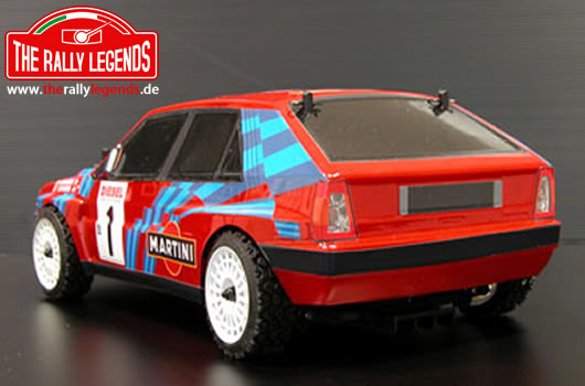 Car - 1/10 Electric - 4WD Rally - RTR - Lancia Delta Integrale Red
