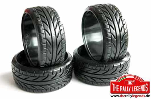 Rally Legends - EZRL3020 - Tires - 1/10 Drift - V-Rage (4 pcs) Medium