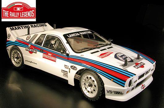Rally Legends - EZRL038 - Auto - 1/10 Elettrico - 4WD Rally - RTR  - Lancia 037 EVO 2 Rohrl San Remo 1983