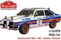 Auto - 1/10 Electrique - 4WD Rally - RTR  - Ford Escort RS 1800 1981