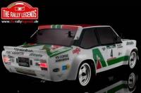 Car - 1/10 Electric - 4WD Rally - ARTR -  - Fiat 131 Abarth 1978 Alitalia - PAINTED Body