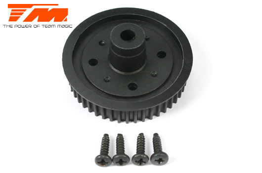Team Magic - TM502122 - Spare Part - G4 - Nylon Rear Pulley Set (with screw)