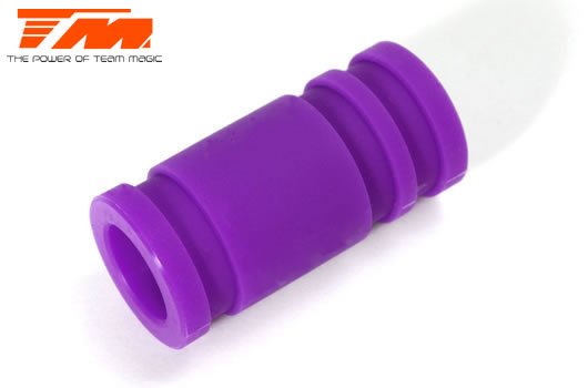 Team Magic - TM119021P - Raccordo di scappamento silicone 1/8 - Purple