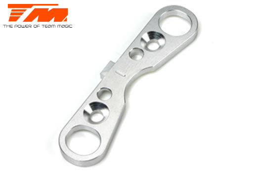 Team Magic - TM561331 - Spare Part - B8RS - Aluminum 7075 - Rear Lower Suspension Arms Front Plate (1° and 2° Toe)
