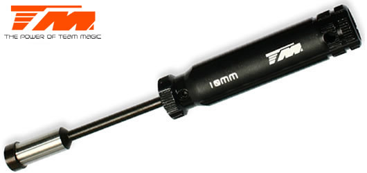 Team Magic - TM117013 - Outil - Clé à tube - Team Magic Noir HC - 10mm